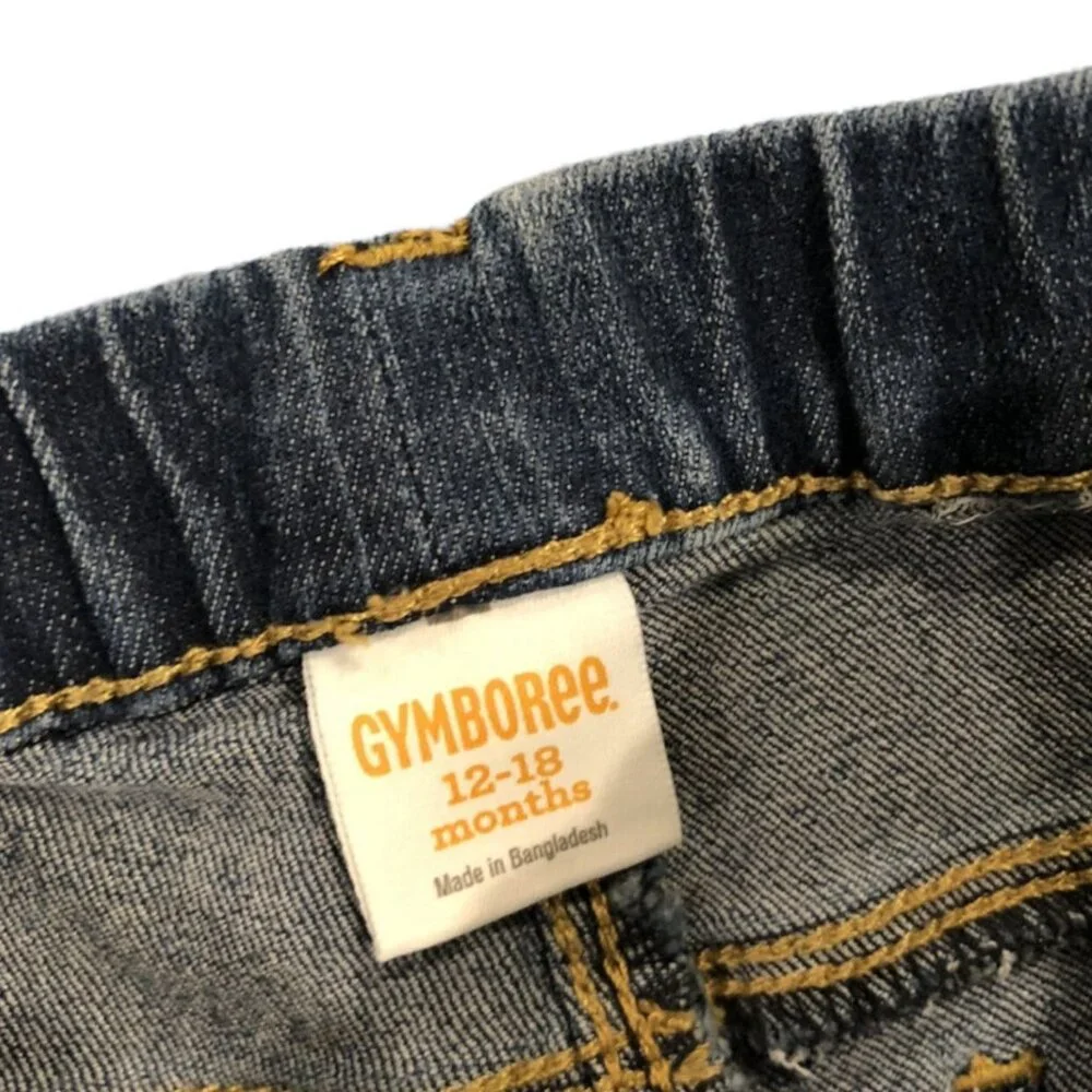 Gymboree 12-18m Medium Wash Pull On Skinny Jeans